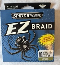 Neu SpiderWire EZ Braid 10 Pfund Angelschnur 110 Yards, 3 Pfund Test