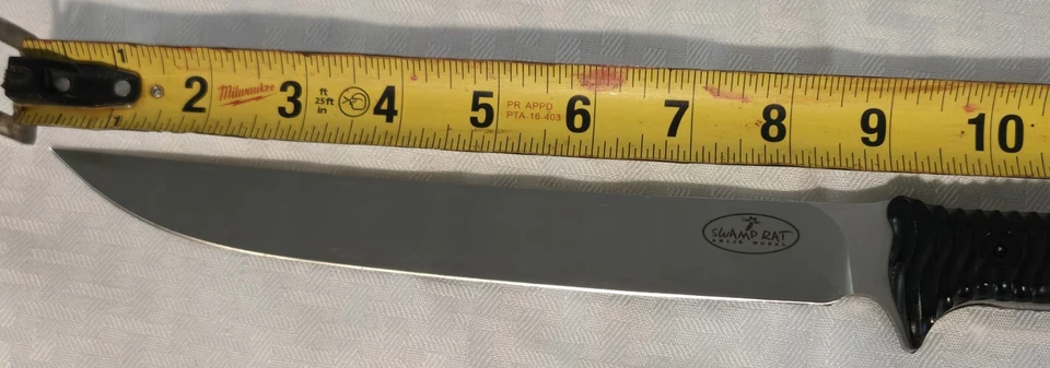 Swamp Rat Knizk Works 8.5 Inch A8 Stainless, Tactical, Hunting,  Survival Knife - Image 3 of 4