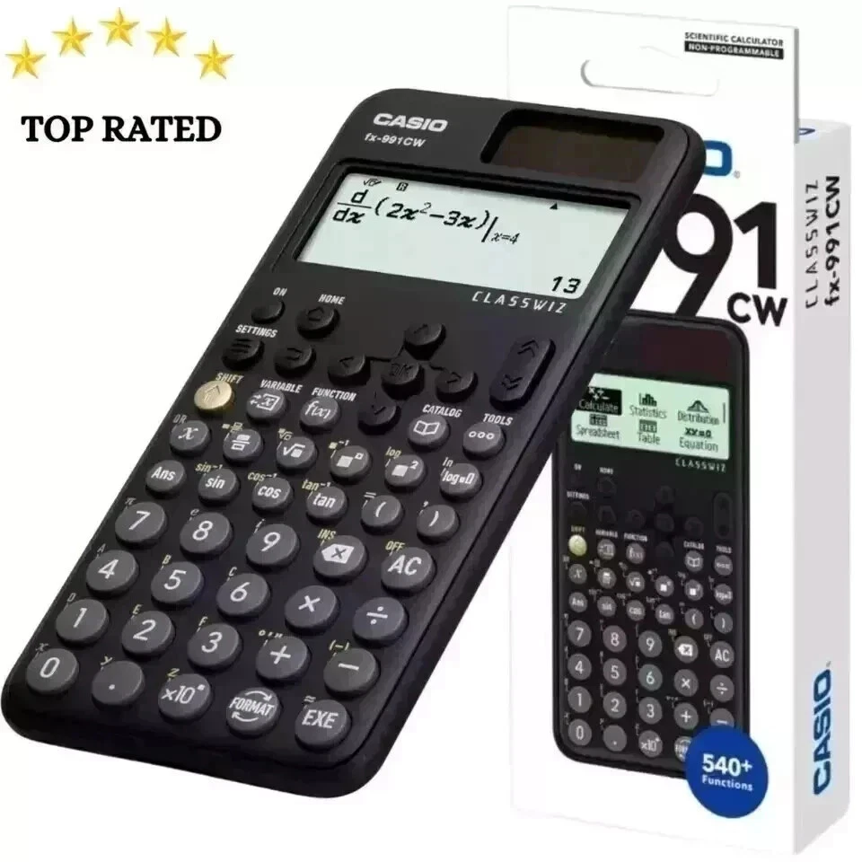 Casio ✅ FX-991CW Advanced Scientific Calculator A/AS Level Maths 540+ Functions - Image 3 of 4