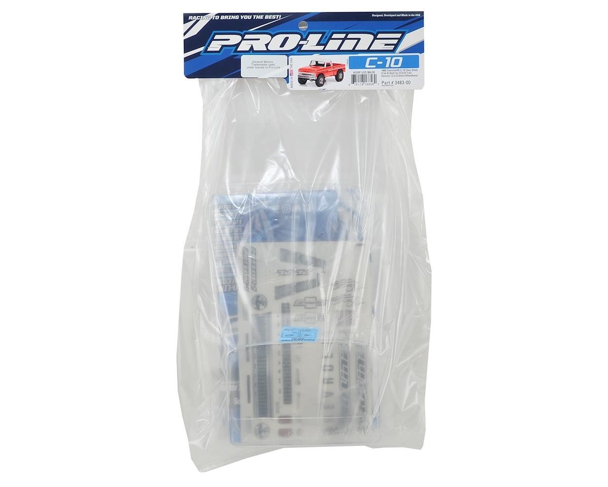 Proline 1/10 Scale 1966 Chevrolet C-10 C10 RC Truck Clear Body PRO348300