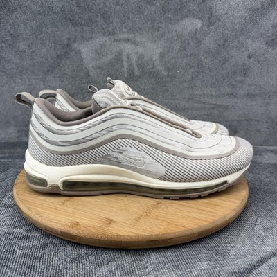Nike Air Max 97 Shoes Mens Size 12 Gray Mesh Running Sneakers 918356-201