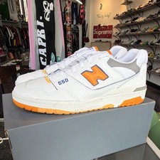 New Balance 550 Lakers Pack Vibrant Orange White/Orange BB550WTO Leather Sneaker