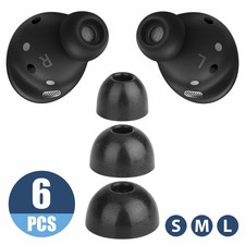6 PCS Memory Foam Ear Tips Soft for Samsung Galaxy Buds Pro Earbud Eartips L/M/S