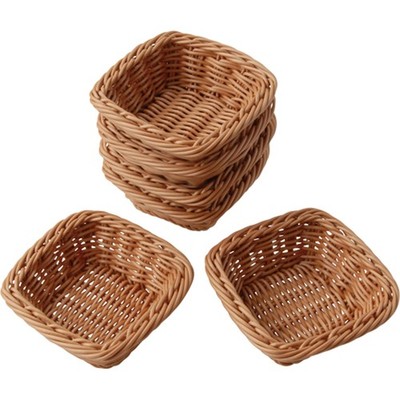 Plastic Wicker Baskets for Storage in Educational or Home Setting, Stores Toy...