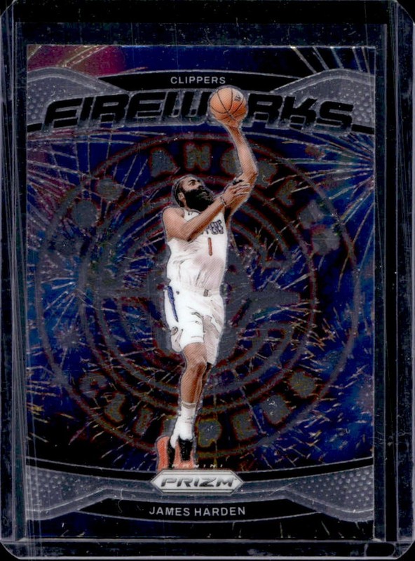 2024-25 Panini Prizm James Harden Fireworks #10 Clippers