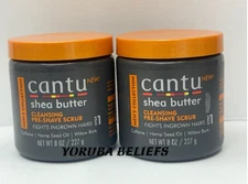 Cantu Mens Cleansing Pre-shave Scrub, 8 Oz (lot Of 2)