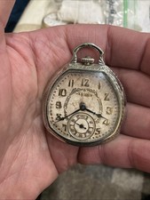 Art Deco Hamilton Van Buren Model 12s 17J Grade 912 14K GF Pocket Watch Works