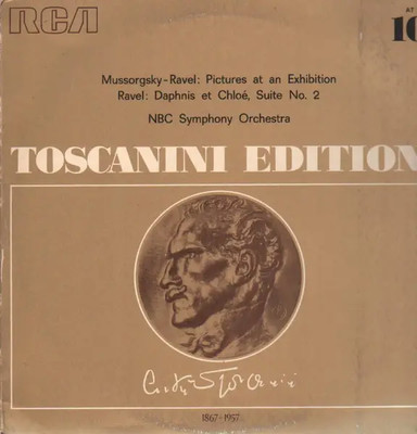 LP Mussorgsky-Ravel / NBC Symph Orch Pictures At An Exhibition, Daphnis Et Chlo