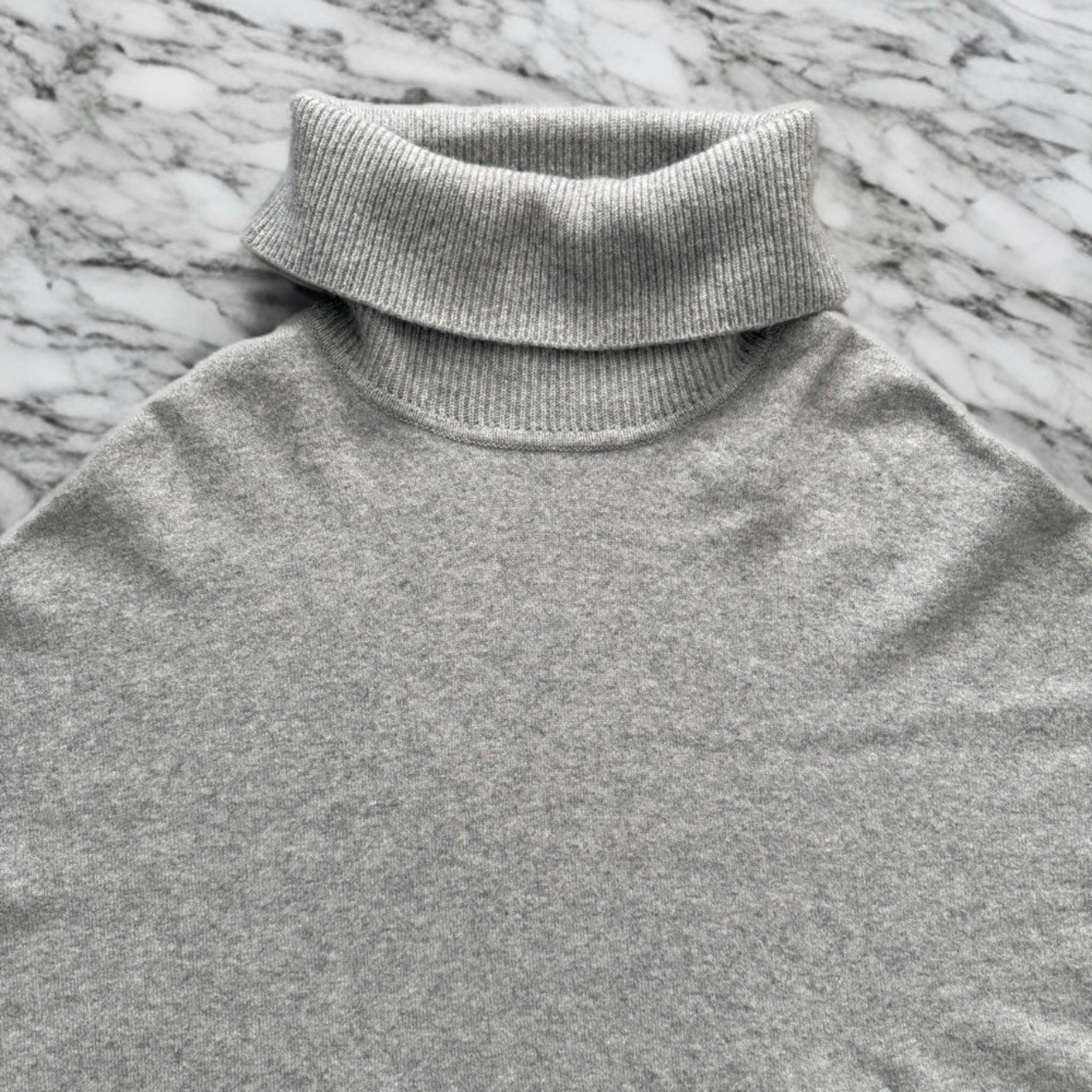 Repeat Cashmere Wool Blend Oversized Turtleneck S… - image 6
