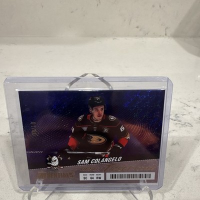 Upper Deck Credentials Sam Colangelo Purple /10 #147 Ducks 2024-25
