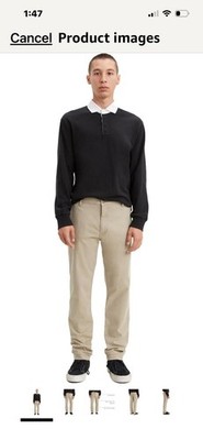 Levi's Men's XX Chino Standard Taper Fit Stretch Pants True Chino W36 X 34