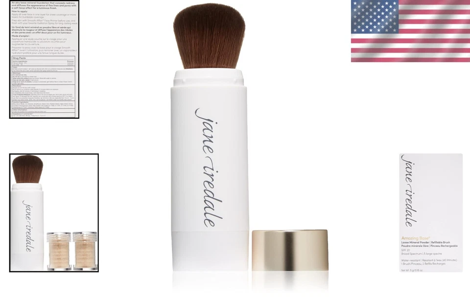 Amazing Base Mineral Powder with SPF 20 – Light, Luminous Coverage for Adults - Image 2 of 4