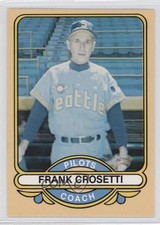 1982 Renata Galasso 1969 Seattle Pilots Frank Crosetti Frankie Crosetti #20 0q5