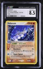 CGC 8.5 Poliwrath 11/115 EX Unseen Forces Holo Pokemon Card on eBay