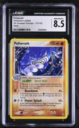 Poliwrath graded CGC 8.5 for sale on eBay