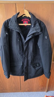 Wellensteyn Herren Anorak Jacke L Schwarz Stehkragen RV Taschen