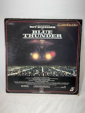 Blue Thunder Laserdisc Starring Roy Scheider Malcom McDowell Condition