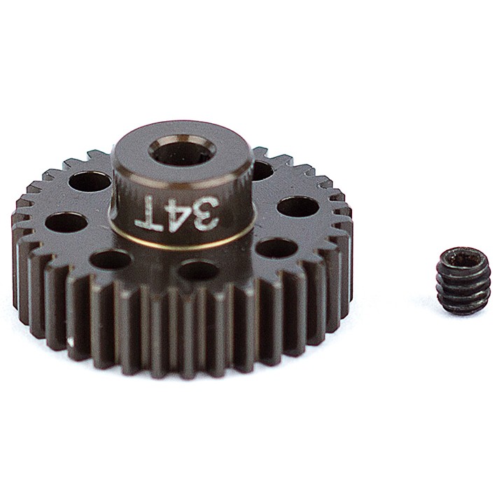 ASSOCIATED FACTORY TEAM ALUM. PINION GEAR 34T 48DP 1/8""SHAFT