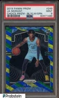 2019-20 Panini Prizm Blue Yellow Green Choice #249 Ja Morant RC Rookie PSA 9