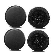 Tire Covers for RV Wheel 4 Pack M for Tire Diameter 27-29inch Black 4Pack