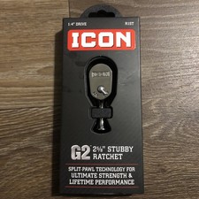 New Icon G2 14 In. Drive 2-58 In. Stubby Ratchet 70449