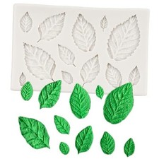 Leaf Silicone Mold Rose Flower Leaf Fondant Mold For Cake Decoration Style B