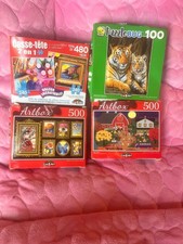 lot of 4 puzzles