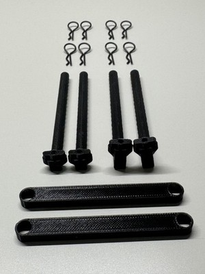 Tamiya TT 02 Body Posts & Support Braces With Pins
