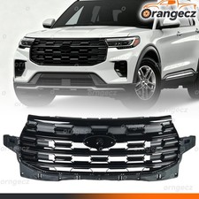 For Ford Explorer Active 2025-2026 Front Bumper Upper Grill Assembly Gloss Black For Ford Explorer Active 2025-2026 Front Bumper Upper Grill Assembly Gloss Black