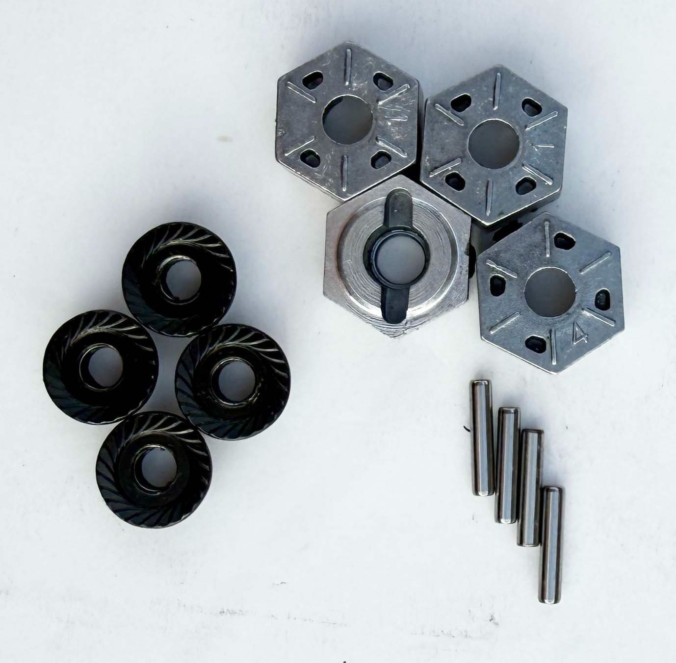 ARRMA ARA-2981 Aluminum 12mm Wheel Hex Set & Nuts ARAC9750 Gorgon Grom New*