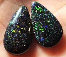 FAIRY OPAL - 5cts STUNNING  GREEN  PINFIRE-   AAopals IA10