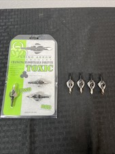 Flying Arrow Archery Toxic 100 Grain Broadheads - Sold In Packs Of 12 - READ 