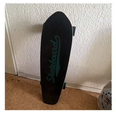 Skateboard Legendary Team Cruiser Komplettboard Schwarz/Türkis Unisex Erwachsene