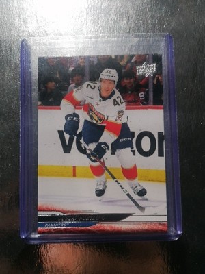 Traiding cards 2024 /25 UD EXTENDEND Series GUSTAV FORSLING FLORIDA PANTHERS 558
