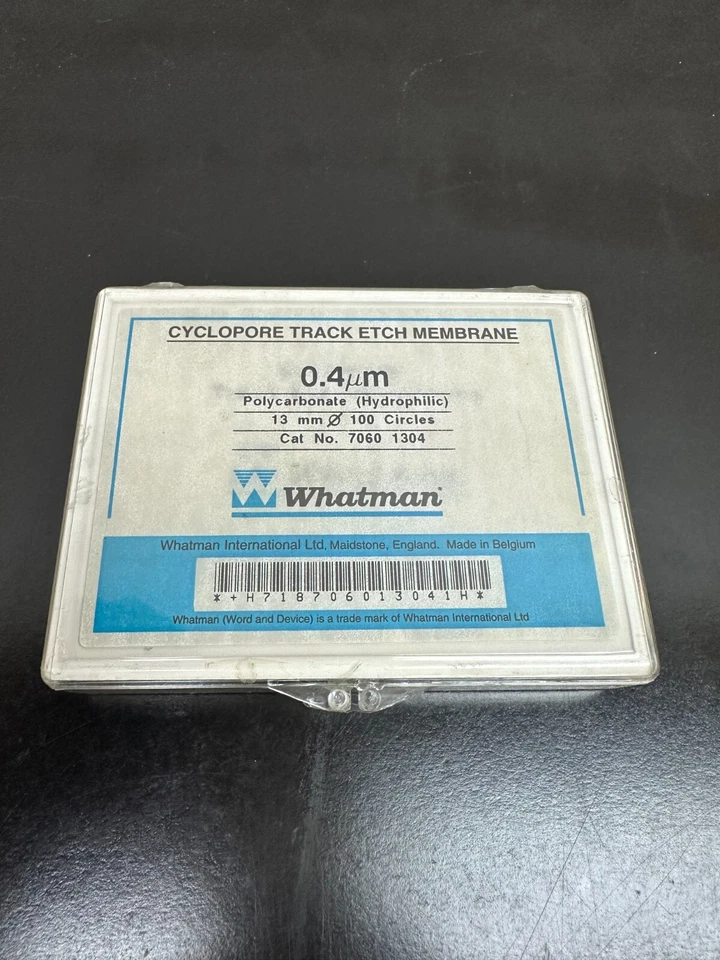 Membrana Whatman Cyclopore Track ETCH Cat Nº 7060 1313 Policarbonato 5.0μm Foto 3 de 4
