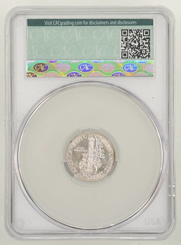 1942 Mercury Dime CAC PR66 - Shimmering Original Proof Coin!!! - Picture 15 of 15