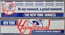Vintage NY Yankees vintage bumper stickers - Set of 2