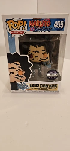 Funko Pop Animation #455 Sasuke (Curse Mark) Convention Exclusive Sticker