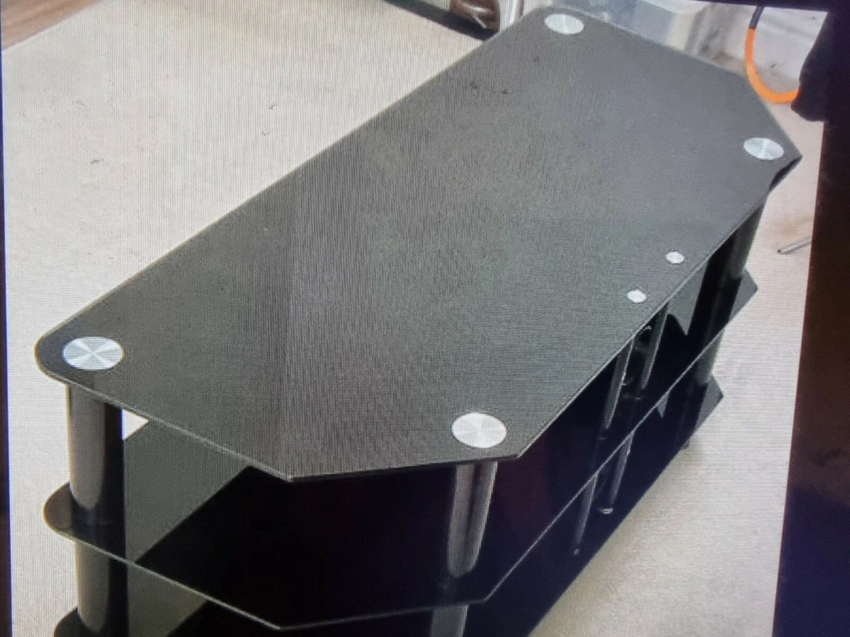 King glass tv stand deals