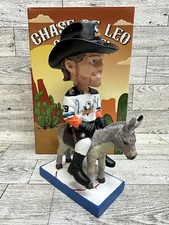 Chase De Leo and Hansel the Donkey Mascot 2024 San Diego Gulls Bobblehead SGA