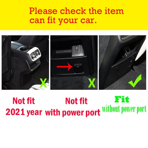 For Benz GLE Class W167 2020-22 Rear Air Vent Outlet Panel Trim ABS Carbon Fiber - Picture 2 of 12