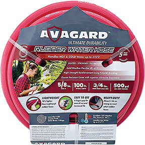 Avagard 5/8-Inch x 100-Foot Durable Rubber Water Hose Assembly