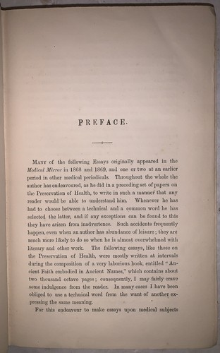 INSCRIBED, 1870, 1st Ed, THOMAS INMAN, ON THE RESTORATION OF HEALTH, MEDICAL - Picture 5 of 11