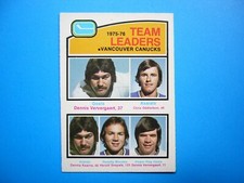 1976/77 O-PEE-CHEE HOCKEY CARD #395 DENNIS VERVERGAERT HAROLD SNEPSTS EX NM OPC