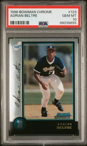  1998 Adrian Beltre Bowman Chrome #123 PSA 10