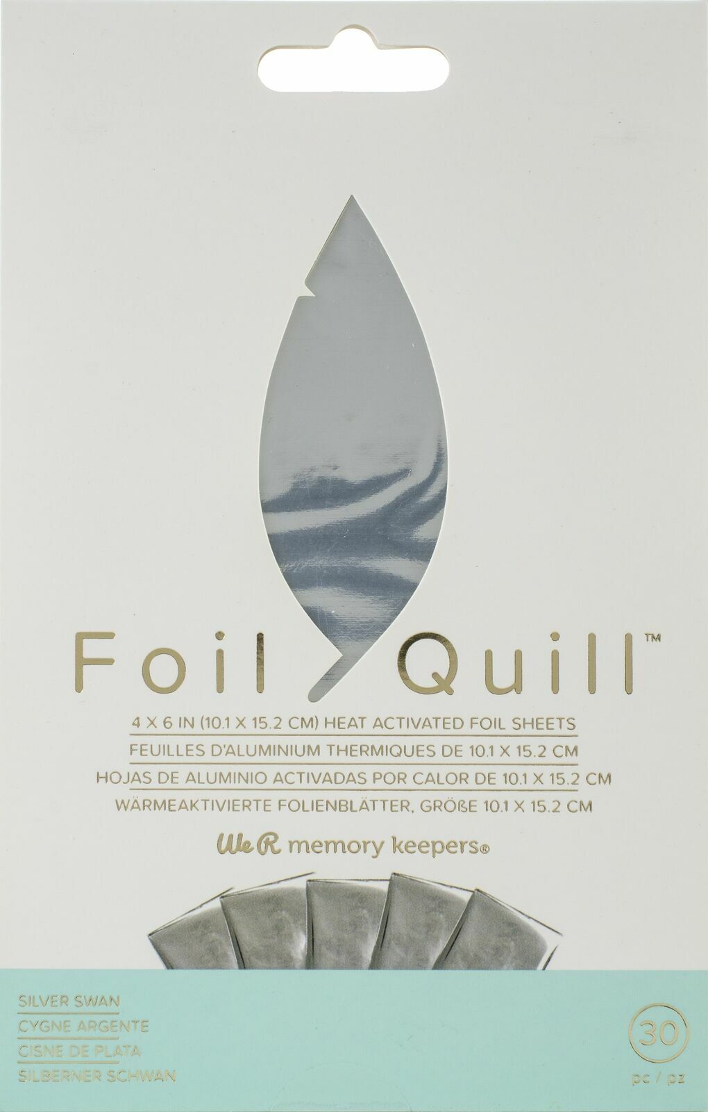 We R Memory Keepers Foil Quill - 4'' x 6'' - 30 Foil Sheets You