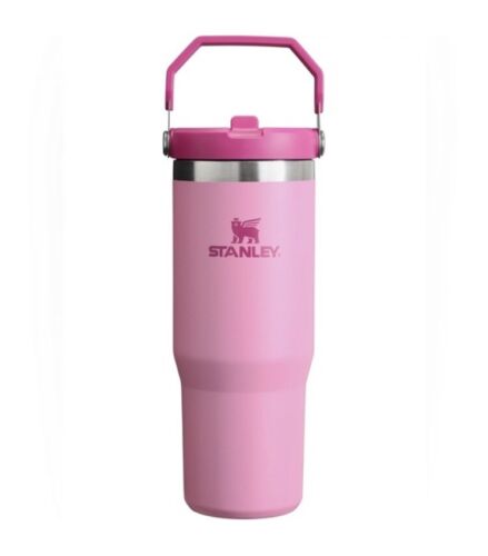 BNWT Stanley PEONY Pink Ice Flow Flip Straw 30 oz. Tumbler - Picture 1 of 3