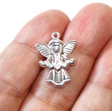 Angel Charms Silver Plated 5 charms in one lot 