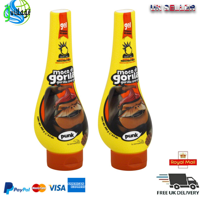2 X Moco De Gorila Gorila Snot Gel PUNK INDESTRUCTIBLE Grande - 340 g - 11,9 oz