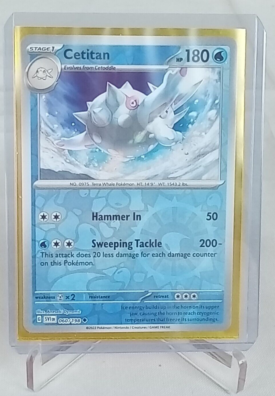 Cetitan Hp 180 Holo #60 Pokémon Card 2023